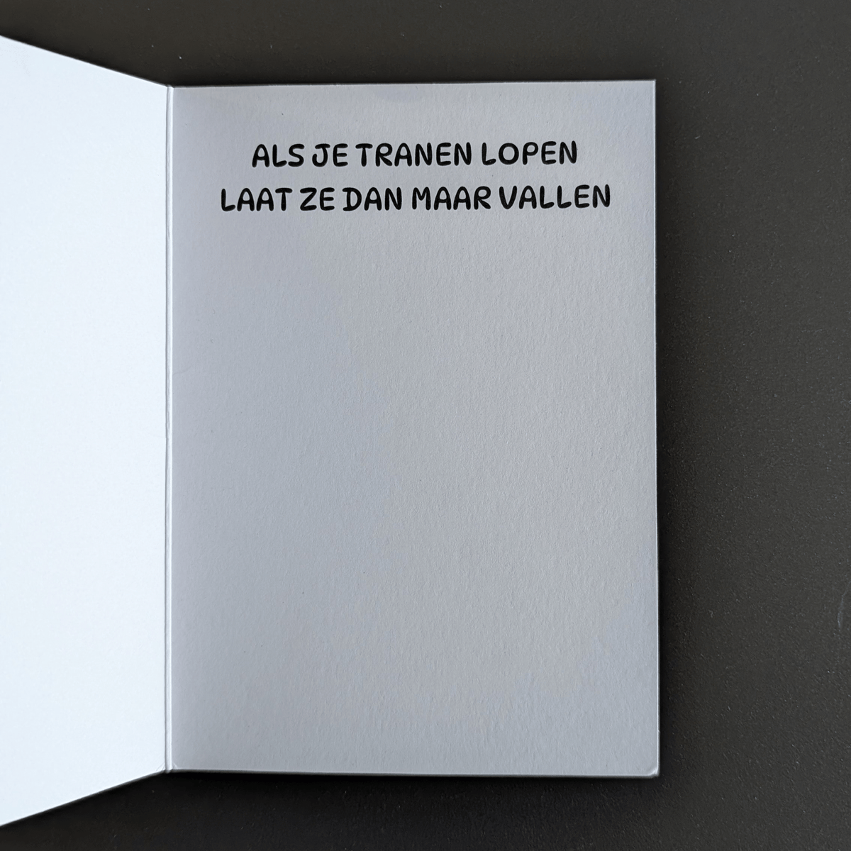 Rouwsetje “Tot weerziens”