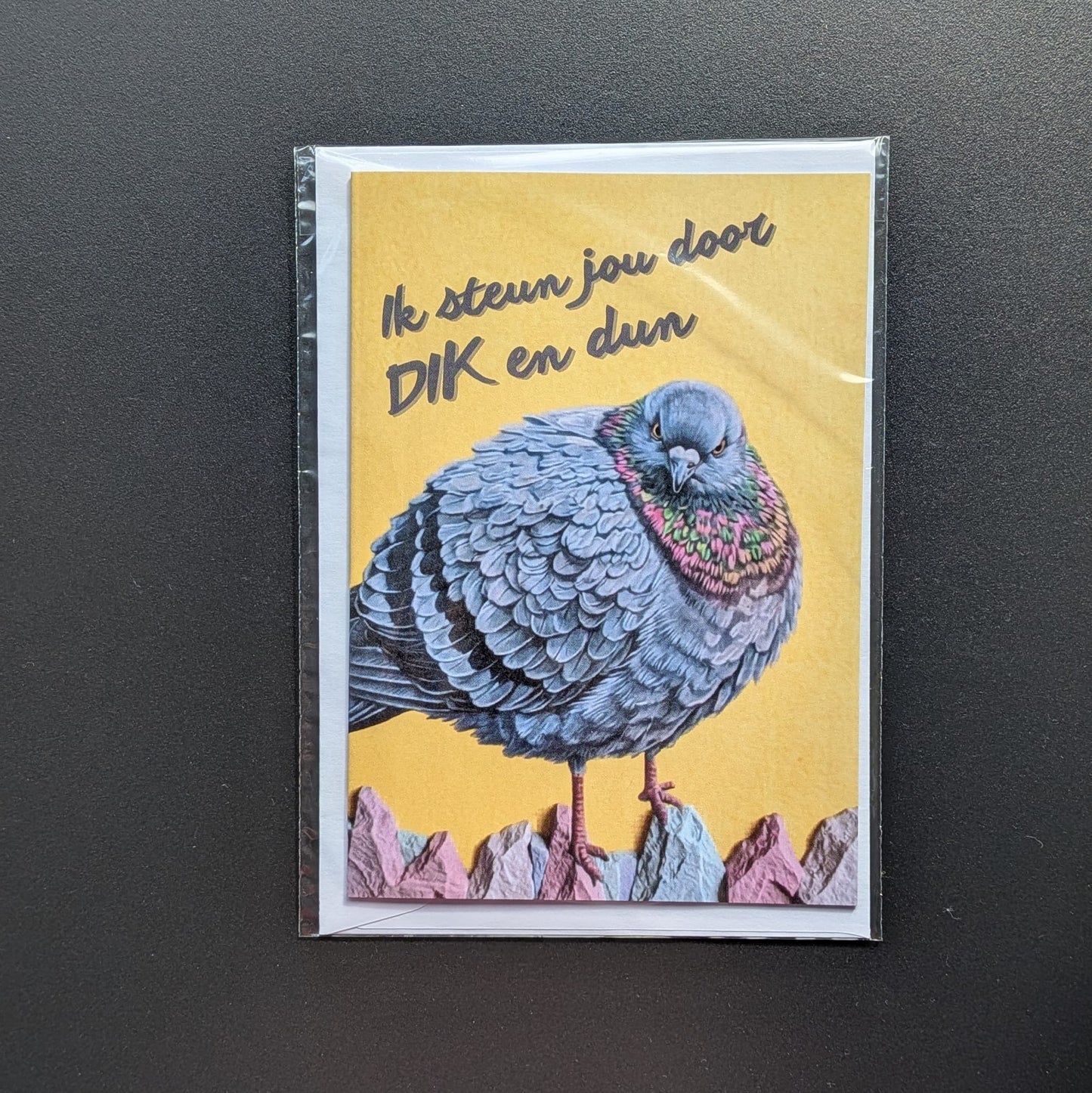 Ik steun je door dik en dun