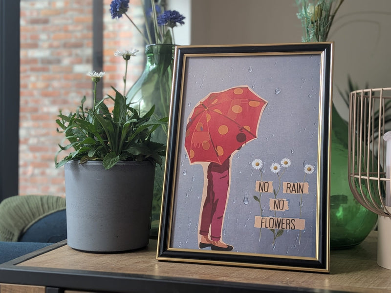 No Rain, No Flowers (A4)
