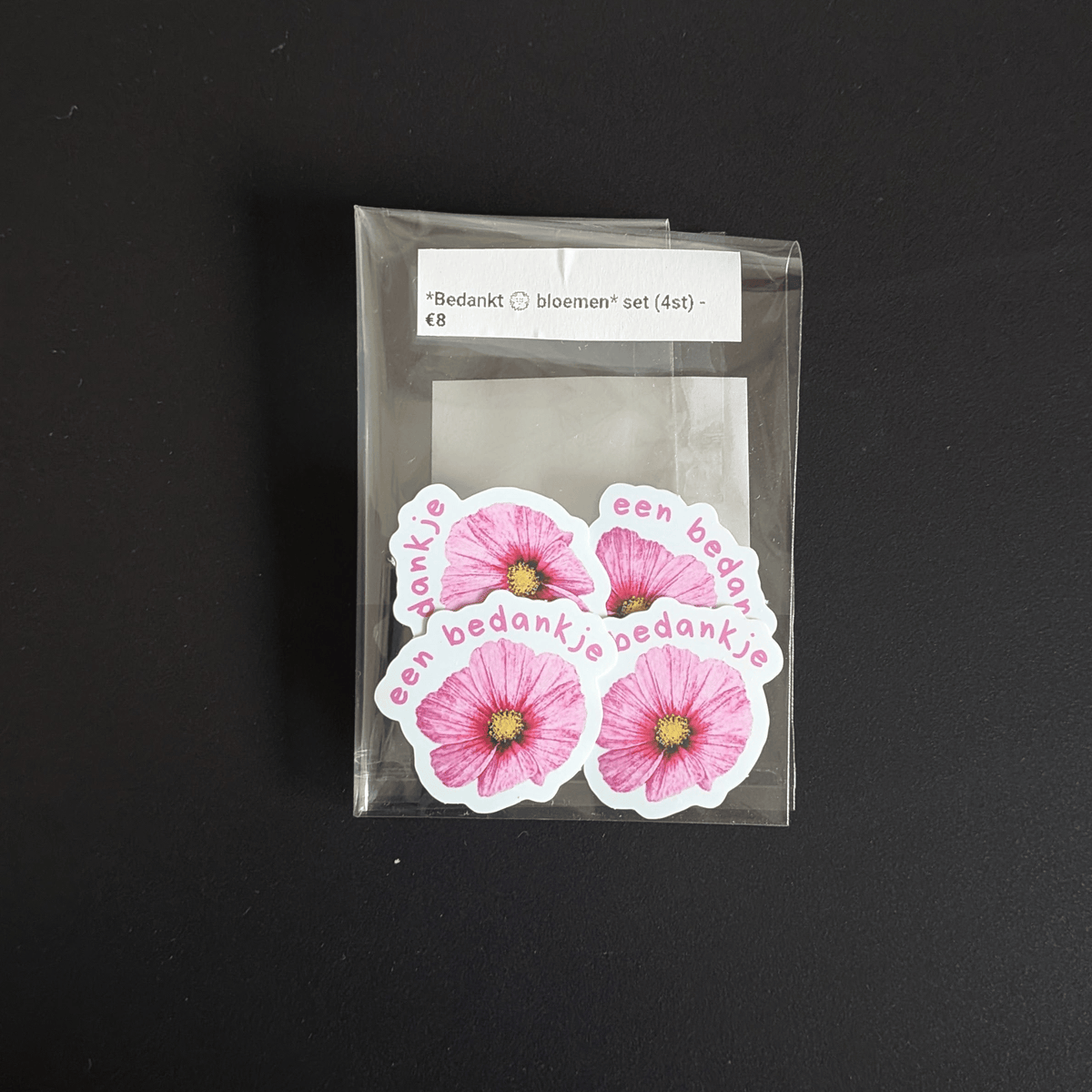 "Bedankt"-bloemen set