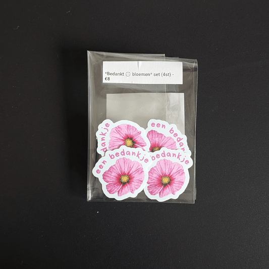 "Bedankt"-bloemen set
